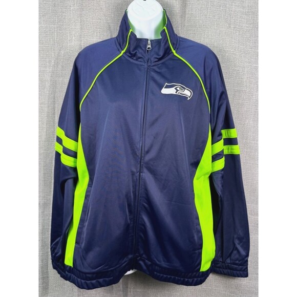 NFL Seattle Seahawks Women's Windbreaker Jacket Size 2X - Picture 1 of 7